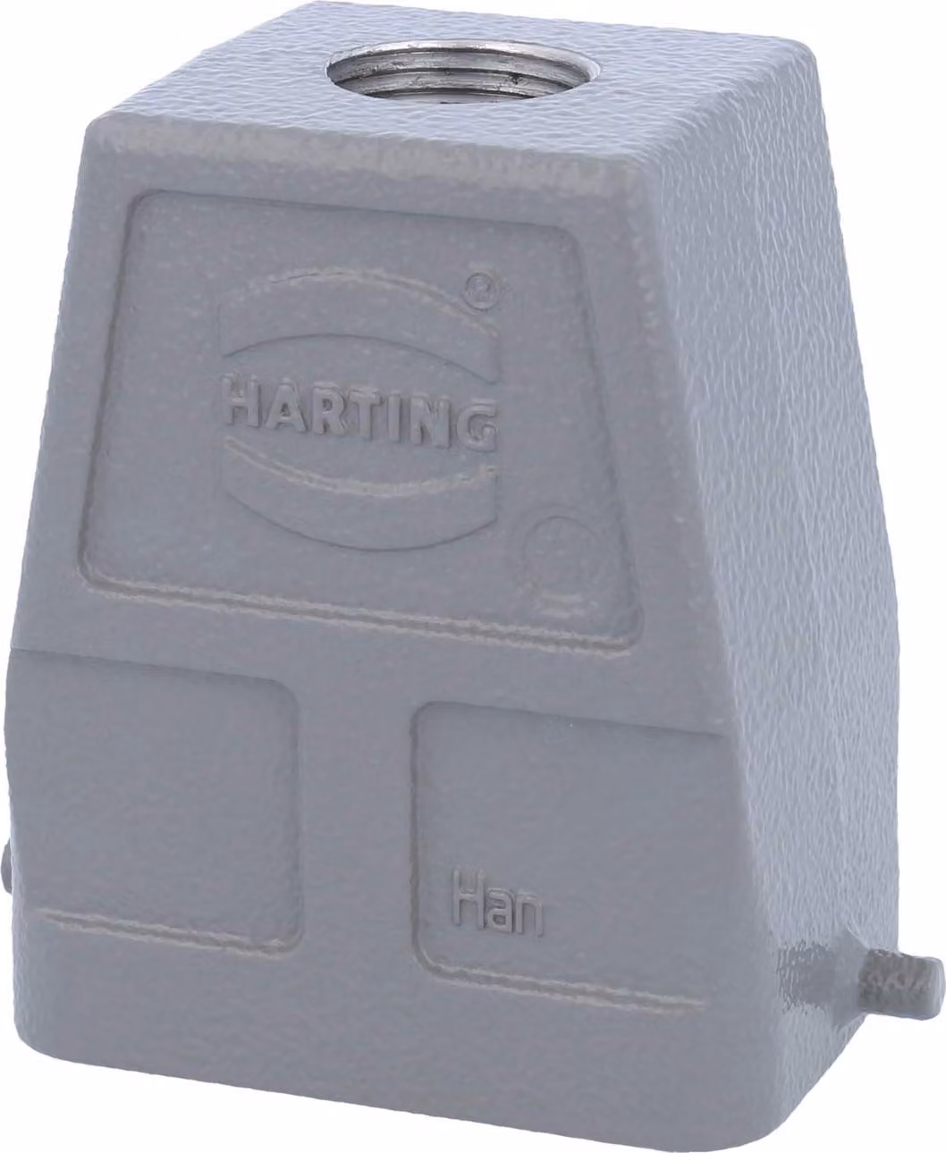 HARTING Han 6B Contenitore con manicotto alto, 1xM20 uscita cavo diritta, per 1 staffa (nella parte inferiore) Vite M20 Area di serraggio