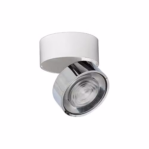 Lampada da soffitto Hole LED 7W 3000K CRI90 38° IP20 Cromo - Gruppo Rossini | Illuminazione da parete o da soffitto orientabile design