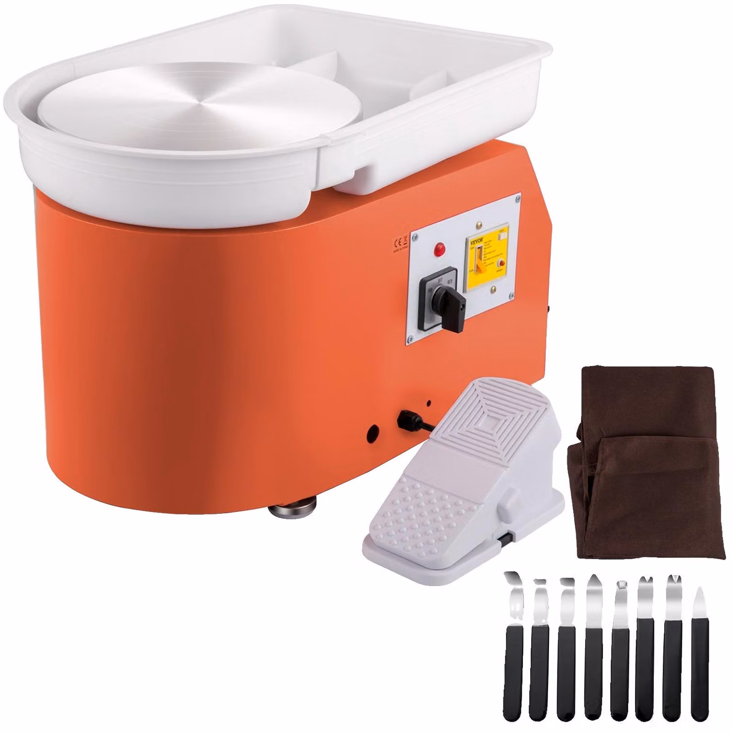 VEVOR tornio per vasaio 350 W ruota per Vetroceramica 28cm macchina tornio elettrico