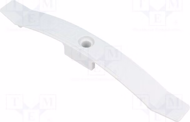 10x L: 166 mm, 2034, cavo: W: 20 mm, diametro foro per montaggio: 6 mm, colore: grigio chiaro