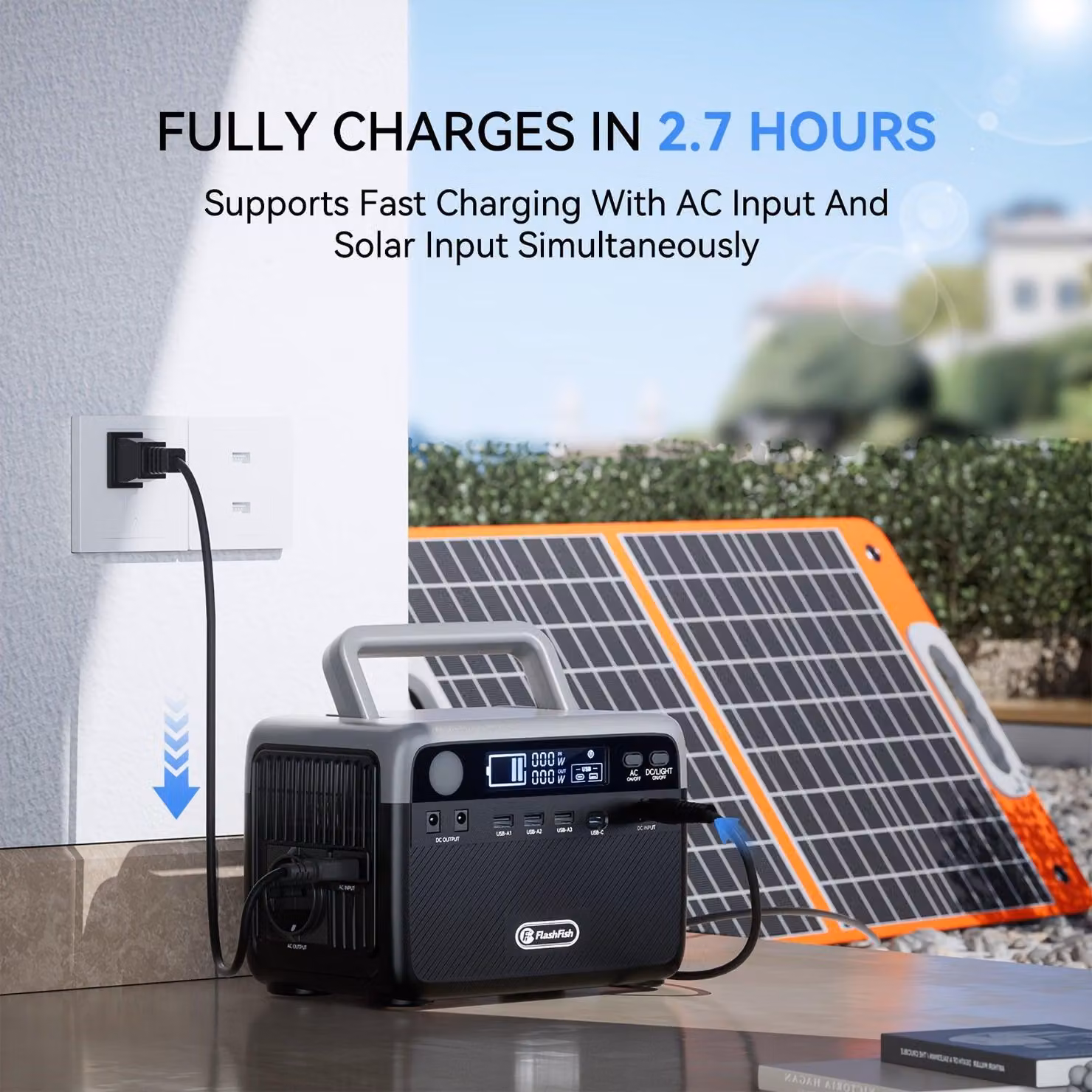 Centralina elettrica portatile - Generatore portatile - Impianto solare - Power bank (batteria esterna) - Alimentazione di emergenza