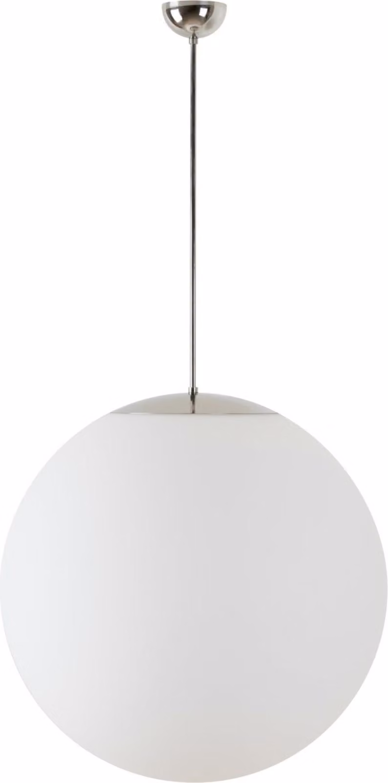 OSMONT ADR60718 ADRIA P5 apparecchio a sospensione in vetro acciaio inox lucido / bianco IP40 4000 K 48W LED