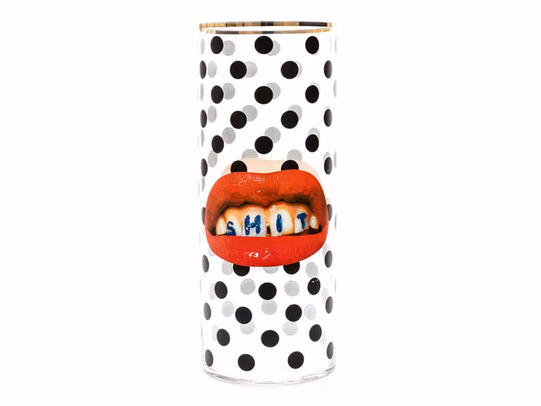 Toiletpaper Vaso in Vetro Cilindrico - Grande