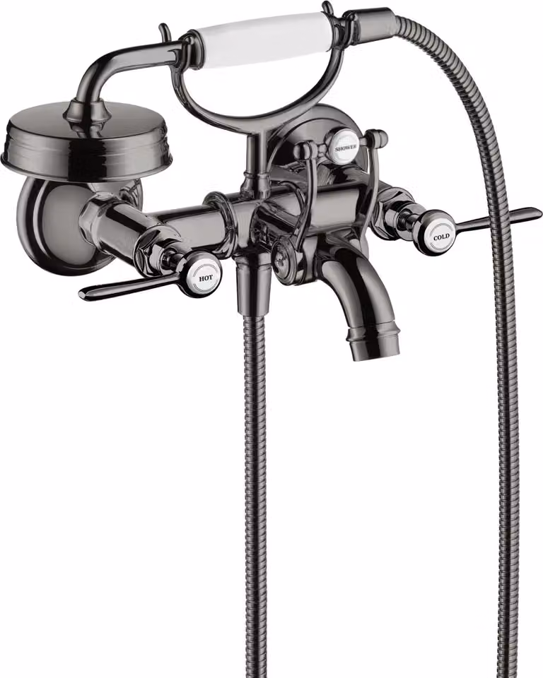 hansgrohe AXOR Montreux Mitigeur bain douche 2 poignées, montage apparent, béqu'illes, saillie 220mm, 16551330, 16551330