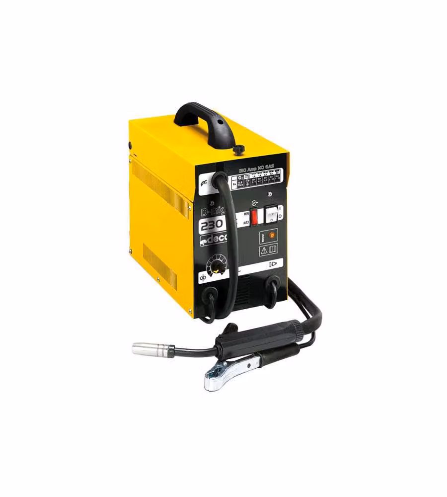 Saldatrice a filo senza gas Deca D-MIG 230 AC, colore giallo – 2