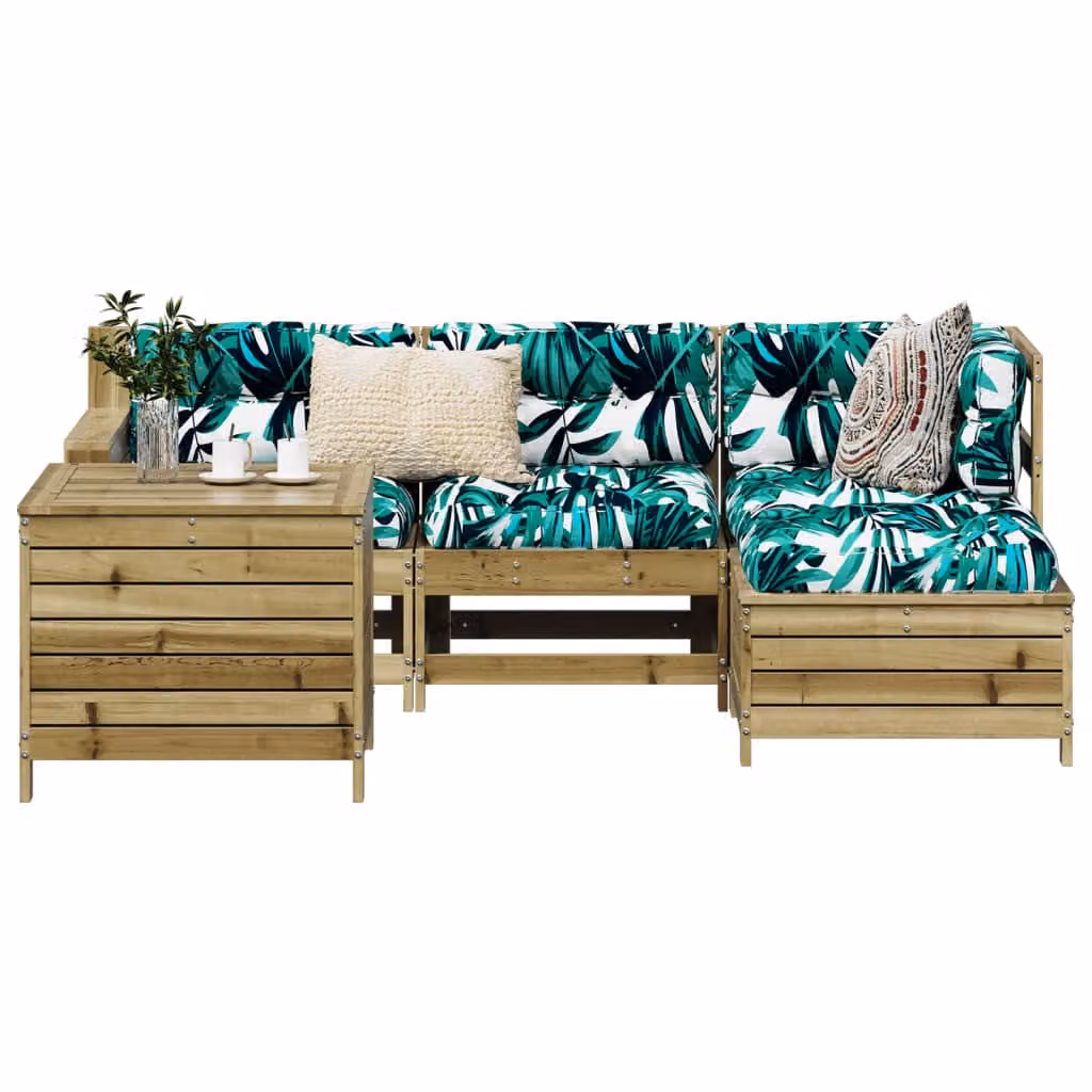Maison Exclusive - Set da giardino da 5 pezzi in legno di pino trattato