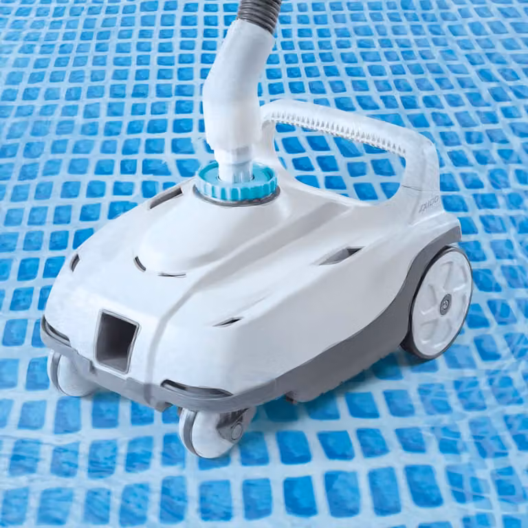 Pulitore Automatico a Aspirazione per Piscine Fuori Terra INTEX ZX100 Bianco