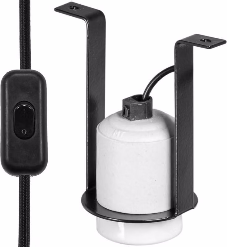 Presa in Vetroceramica Terrario Muaritan - presa per lampadina riscaldante con supporto Terrario