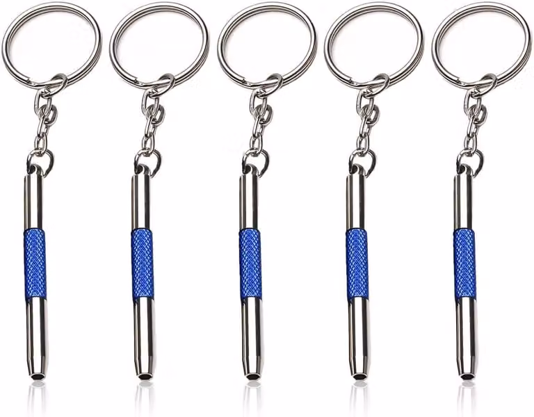 Set di cacciaviti da 5 pezzi, utensile di precisione con mini-cacciavite 3-in-1, incluso portachiavi