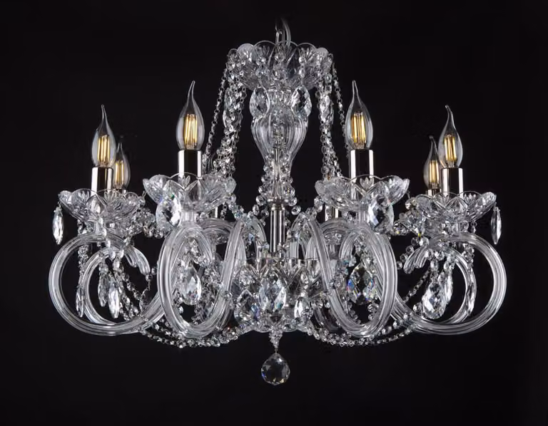 Lampe Luster Kronleuchter Leuchte Lampen Kristall Leuchten Bohemia Decken Hänge