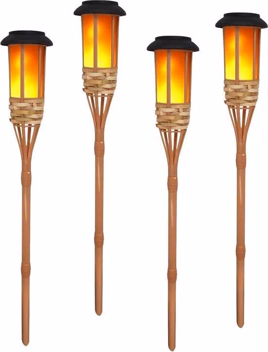 Illuminazione da giardino a energia solare, altezza 60 cm, impermeabile