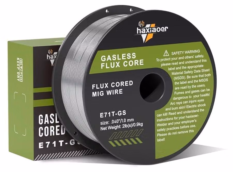 0,8 mm, 1 kg, filo di saldatura MIG - filo di riempimento senza gas per saldatrici MIG/MAG a flusso
