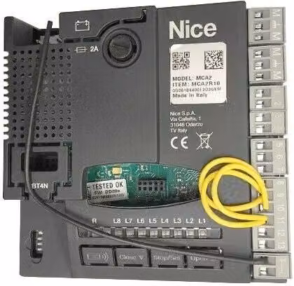 Quadro centrale di comando NICE MCA2 per MC424L SPMCA2R10 colore grigio