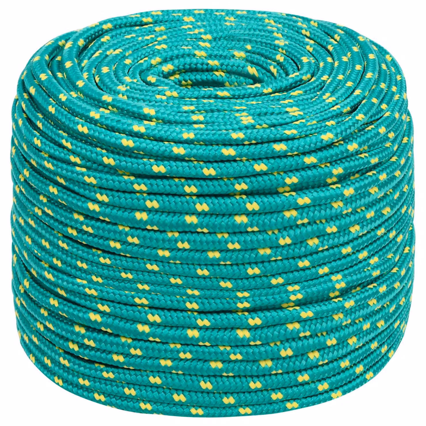 Corda multiuso vidaXL in plastica verde, diametro 8 mm e lunghezza 25 m
