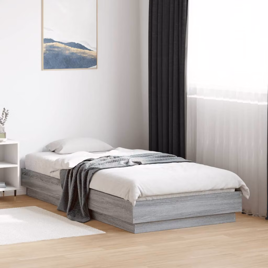 Giroletto vidaXL in legno multistrato grigio Sonoma, L 75 cm x P 190 cm