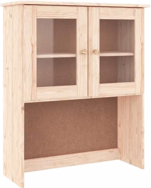 Piano Comò in Legno Massello di Pino CFW2105910 Beige H 92 x L 77 x P 30 cm