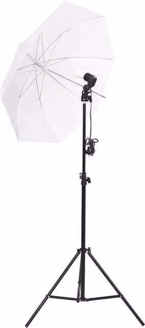 Kit per Studio Fotografico con Set Luci, Fondale e Riflettore 3143966