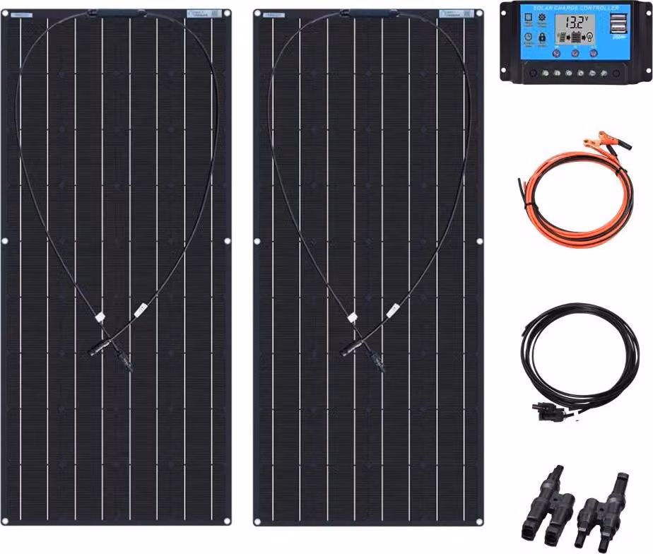 Pannello solare, design flessibile, alta efficienza, kit da 240W