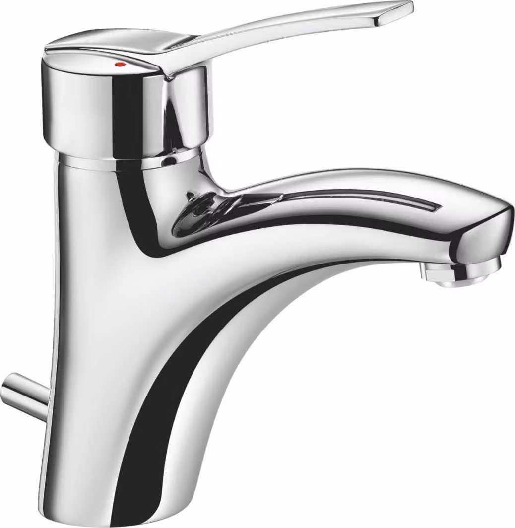 Delabie EHM per WT, H85 L135 mm, set di scarico a scomparsa, leva di comando