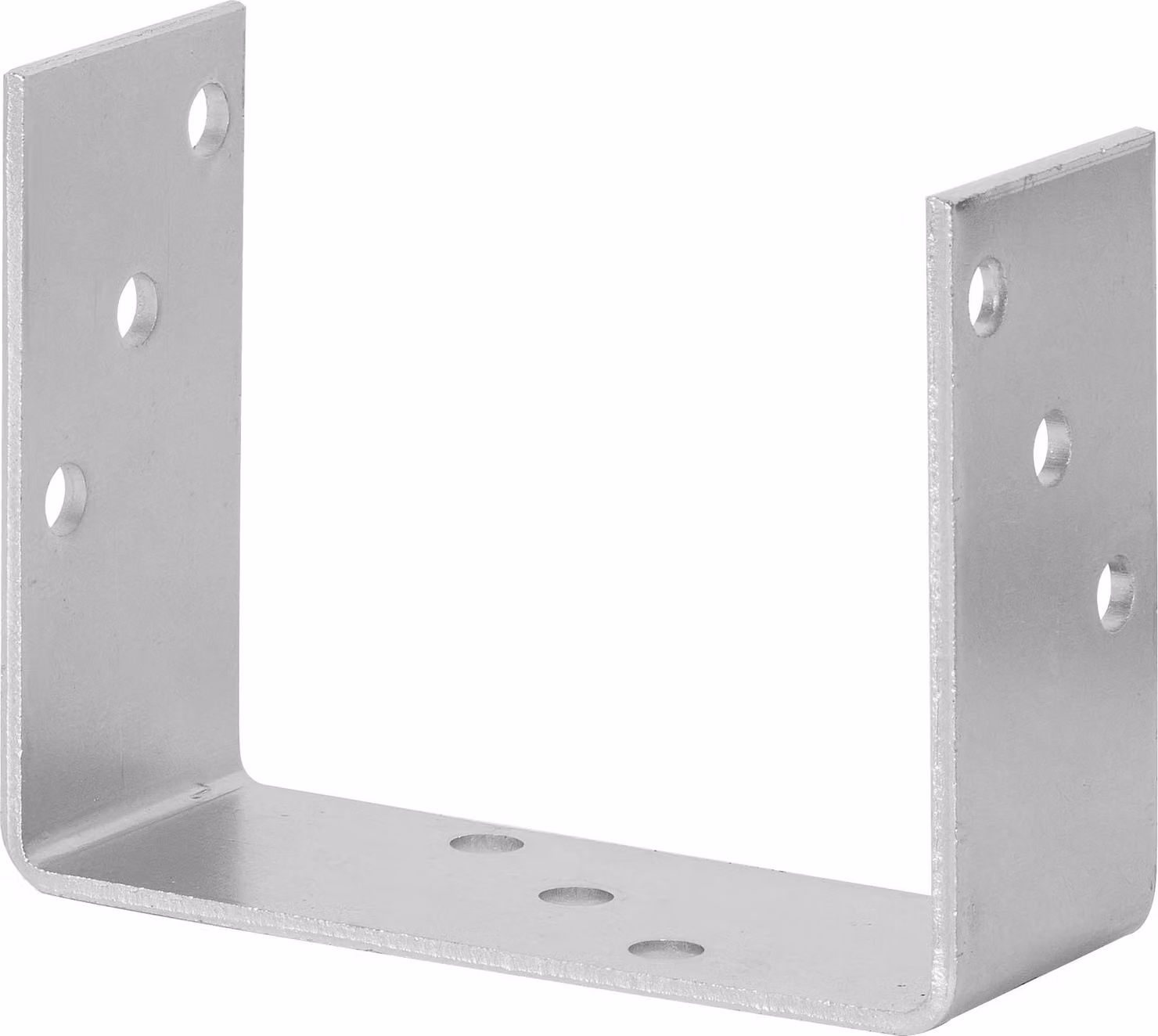 ADGO Base per pali, supporto per pali, piede per pali 120 mm, avvitabile, a forma di U
