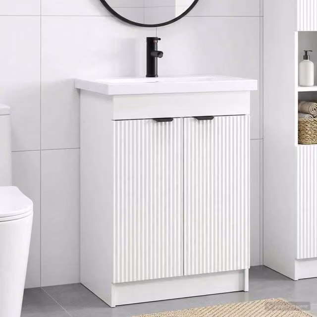Set di mobili per il bagno Bianco 56 x 37,5 x 81 cm 3404144