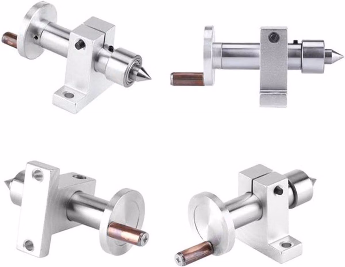 Tornio portatile per la lavorazione del legno, dotato di maniglia per la foratura e doppi cuscinetti, ideale per mini torni e lavorazioni del legno