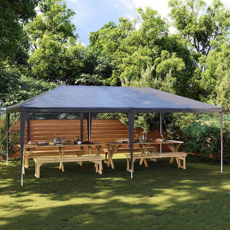 vidaXL Gazebo Professionale Antracite L: 400 cm, P: 275 cm, H: 600 cm