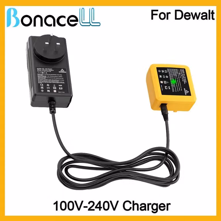 Batteria di ricambio compatibile per DeWalt 20V/60V, Li-Ion 21700 celle, per DCD805, viola