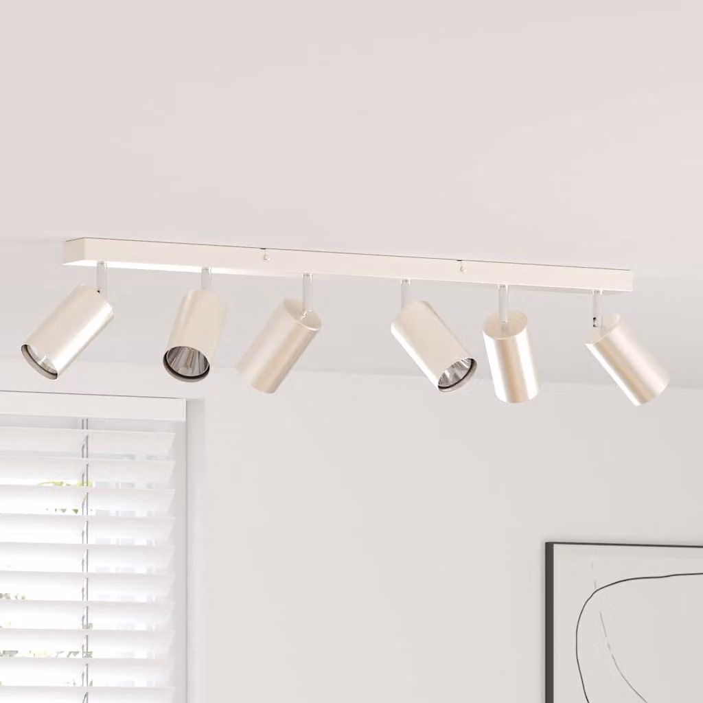 Faretto da soffitto Nichel 73 x 6 x 16 cm Metallo