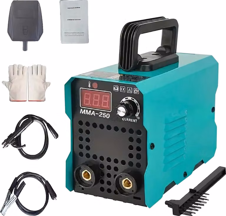 Saldatrice, uscita 250A, design compatto, MMA-250A