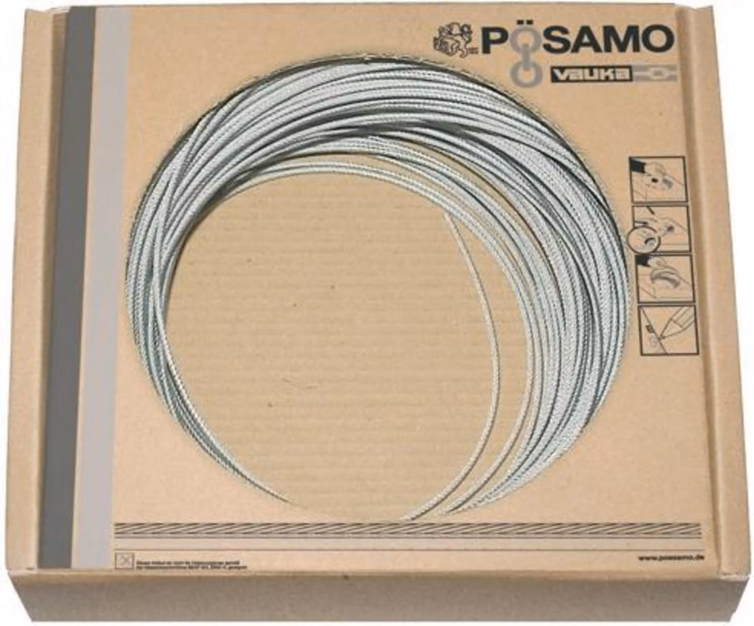 Scatola cavi metallici 6x7 galZn 6,0 mm x 100 m