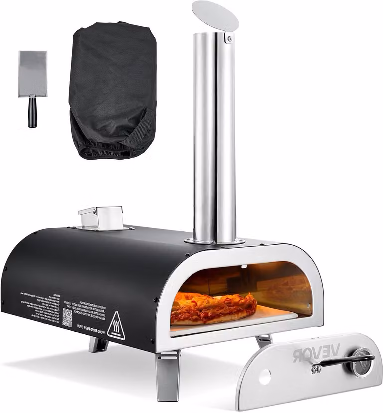 Forno per pizza a legna - Forno a pellet - Forno da esterno - Forno per pizza portatile - Cottura della pizza