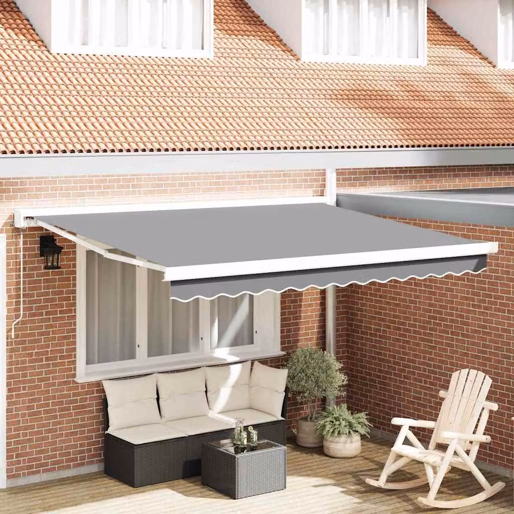 Maison Exclusive - Struttura della tenda Bianco 350 x 250 cm Alluminio