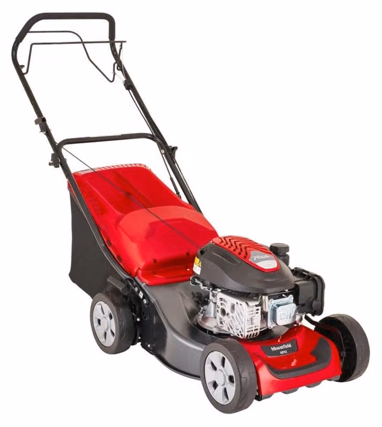 Tagliaerba semovente - Larghezza di taglio di 41 cm - Motore a benzina - Contenitore di raccolta erba da 60 litri