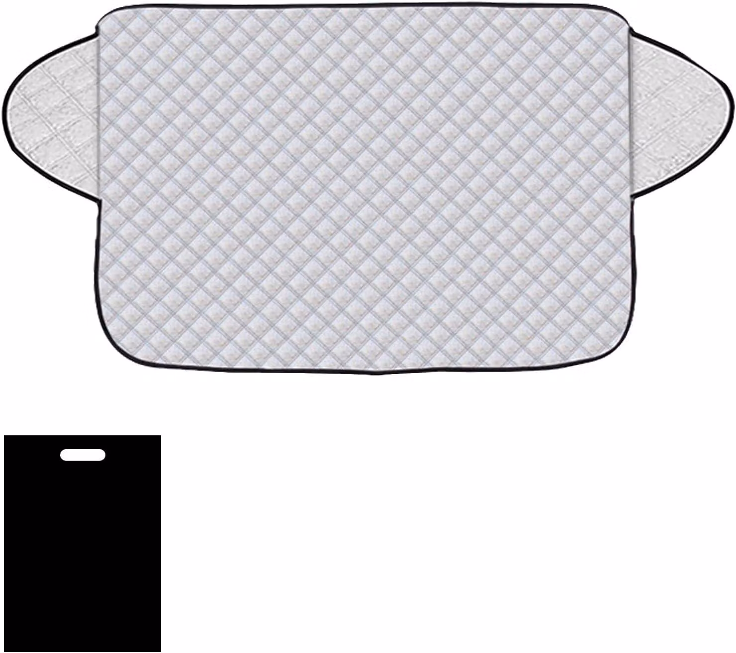 Copertura per parabrezza, protezione per finestrini, auto, inverno, protezione antigelo, protezione solare, protezione dalla neve e antigelo per parabrezza, 150 x 100 cm