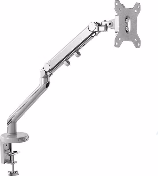 Monitorarm adattabile per schermi da 17"-32" Duplo - Sostegno ergonomico in alluminio con cerniera C