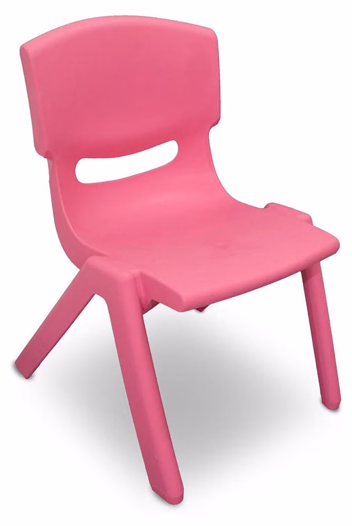 Sedia da Giardino per Bambini 26x30x50 cm in Plastica Rosa