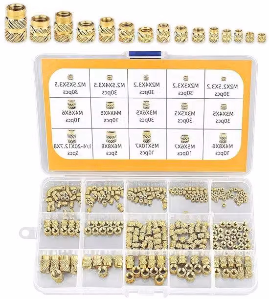 Set di viti da 300 pezzi M2-M6 con contenitore in plastica