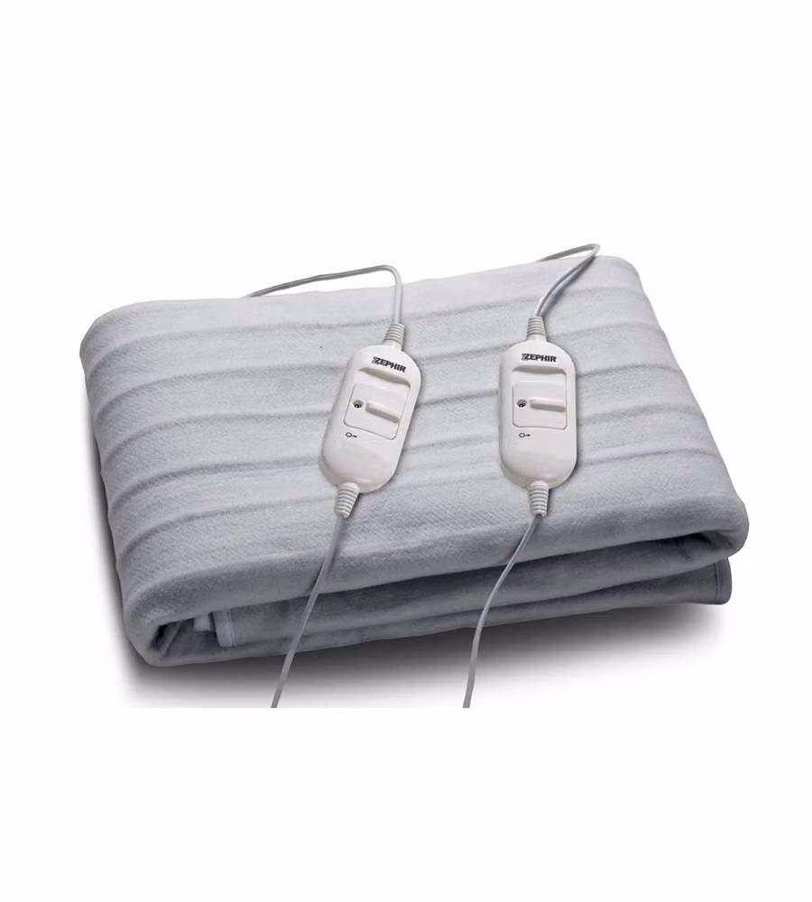 Zephir Termocoperta Elettrica 2 Piazze - Bianca - 2x60W