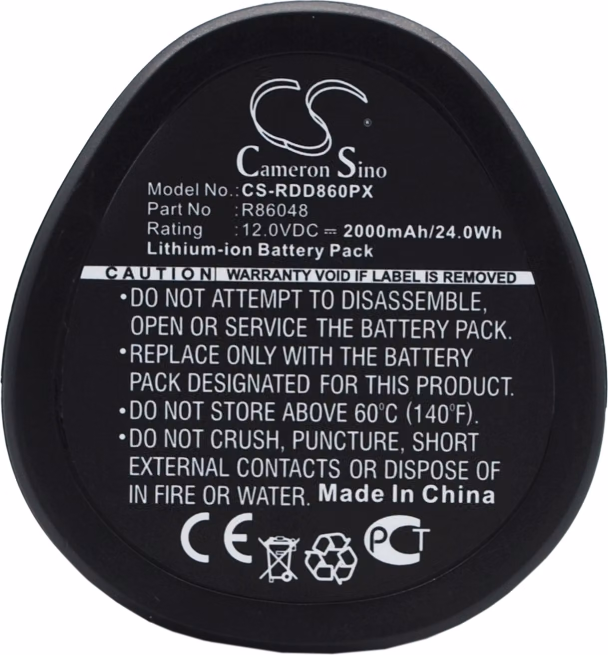 TECHTEK Batteria compatibile con [Ridgid] AC82049, AC82059, Jobmax, R82005, R82007, R82009, R82048, R82049, R82059, R82230, R8223400, R8224K, R9000K,