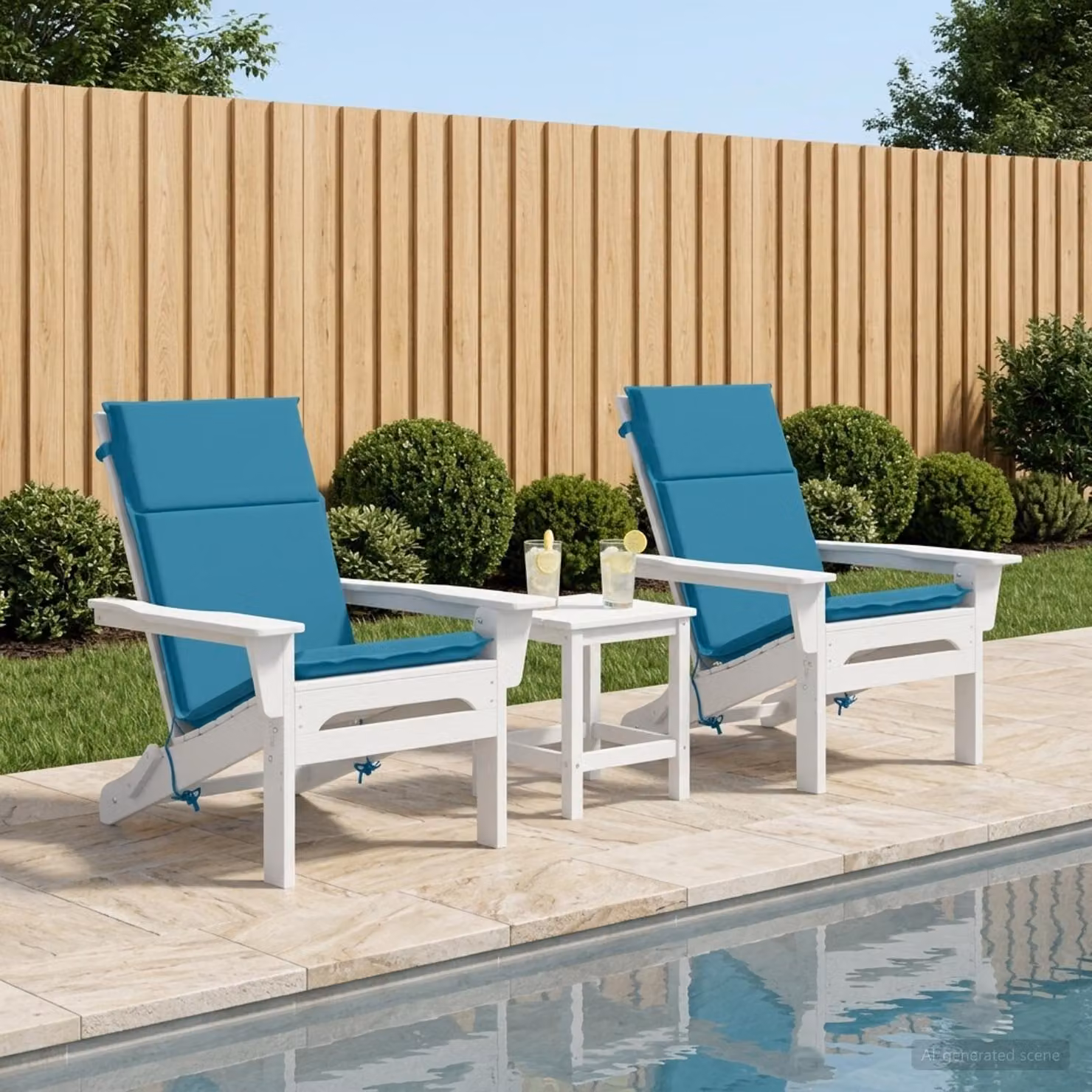vidaXL Cuscino per sedia a schienale alto GEMERT 2 pz 100% Poliestere