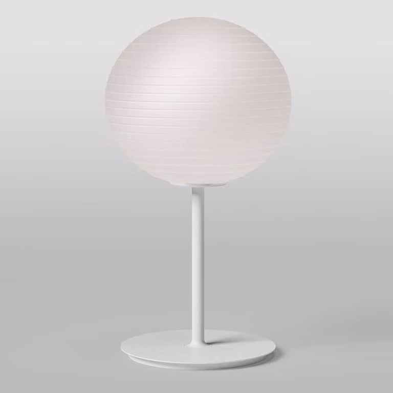 Rotaliana Lampada da tavolo di design Flow Glass, dimmerabile, Bianco / Opale, Soggiorno / Sala da pranzo, Metallo, Design, Lampada da tavolo