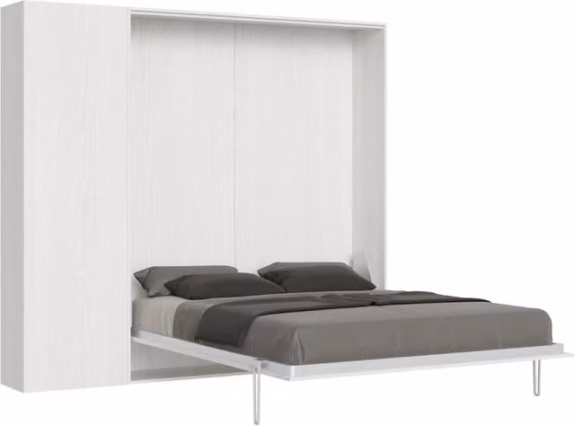 Letto Matrimoniale a Scomparsa Salvaspazio Kentaro GIORDANOSHOP Bianco 160x200 cm