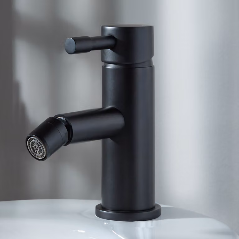 Rubinetto Miscelatore Moderno per Bidet - Nero - Nox