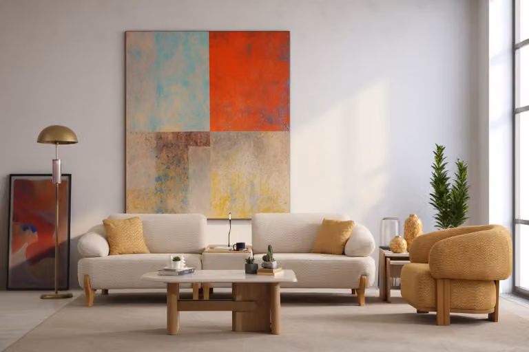 Exklusives Wohnzimmer Set Designer Polstersofa Couchtisch Sessel