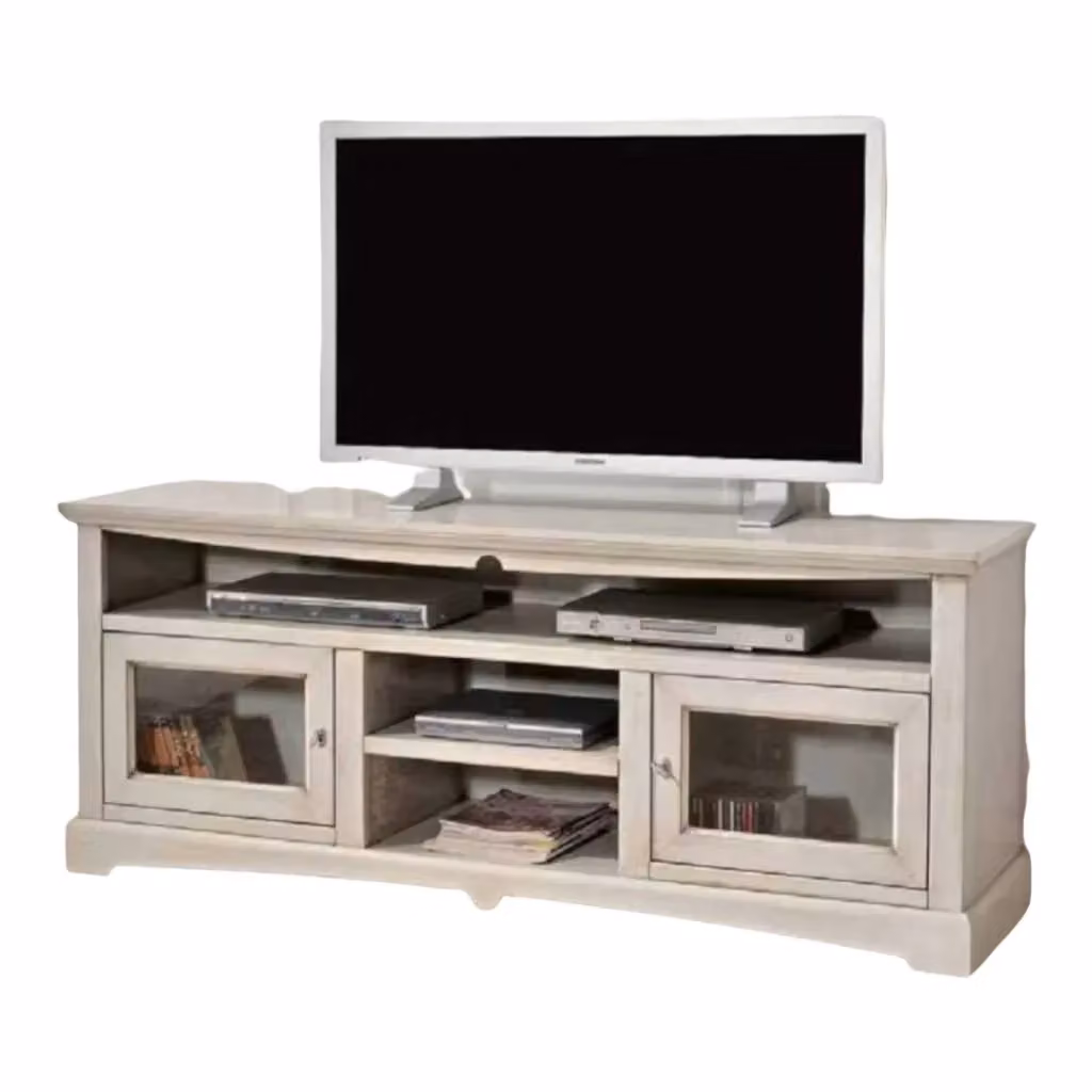 Mobile porta TV Goccia Mobili 2G in legno grigio stile shabby chic L: 170 cm, P: 46 cm, H: 69 cm – 5