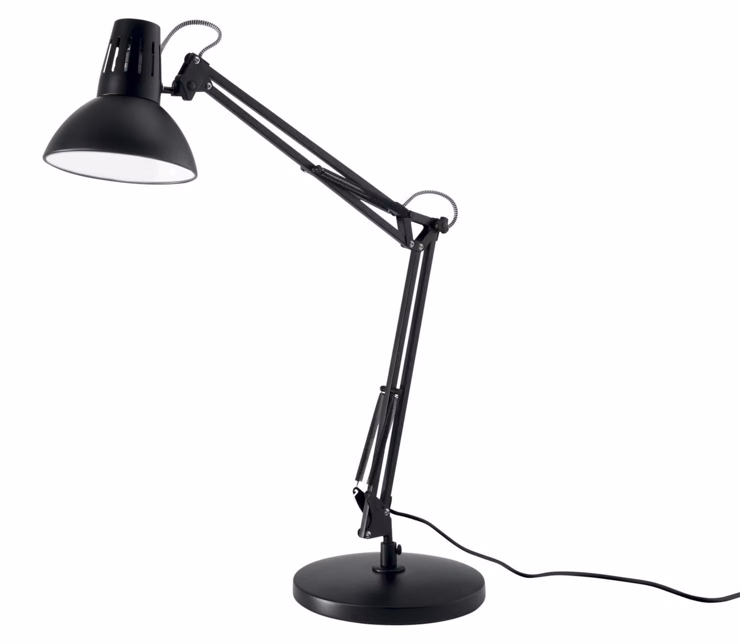 Lampada da tavolo regolabile ARTIFEX in metallo nero