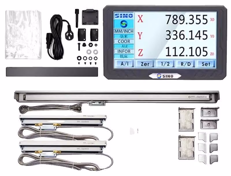 Display digitale, touchscreen, alta precisione, DRO-KA300-KA500-KA50