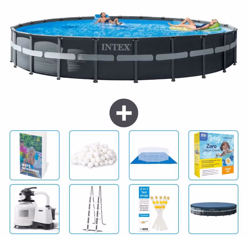 Ultra XTR Pool Rund - 732x132 cm - Set da 7 pezzi, modello S597