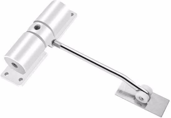 Serratura automatica per porte in lega di alluminio - Regolabile - Riduce il rumore - Adatta per porte fino a 10 kg - Include viti - Chiusura per porte